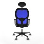 Office Chair with Headrest Jorquera Piqueras y Crespo 1D036G1 Black