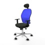 Office Chair with Headrest Jorquera Piqueras y Crespo 1D086N1 Black