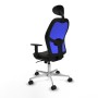 Office Chair with Headrest Jorquera Piqueras y Crespo 1D086N1 Black