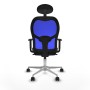 Office Chair with Headrest Jorquera Piqueras y Crespo 1D086N1 Black