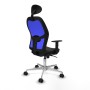 Office Chair with Headrest Jorquera Piqueras y Crespo 1D086N1 Black