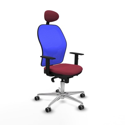 Chaise de Bureau avec Appui-tête Jorquera Piqueras y Crespo 1D086G1 Bordeaux