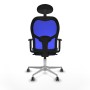 Chaise de Bureau avec Appui-tête Jorquera Piqueras y Crespo 1D086G1 Blue marine