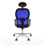 Chaise de Bureau avec Appui-tête Jorquera Piqueras y Crespo 1D086G1 Bleu clair
