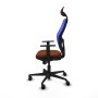 Chaise de Bureau avec Appui-tête Jorquera Piqueras y Crespo 1D036N1 Bleu Marron