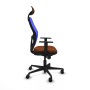 Chaise de Bureau avec Appui-tête Jorquera Piqueras y Crespo 1D036N1 Bleu Marron