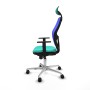 Office Chair with Headrest Jorquera Piqueras y Crespo 1D086N1 Turquoise