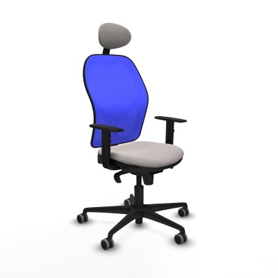 Chaise de Bureau avec Appui-tête Jorquera Piqueras y Crespo 1D036G1 Blanc