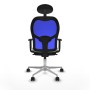 Office Chair with Headrest Jorquera Piqueras y Crespo 1D086N1 White