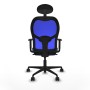 Chaise de Bureau avec Appui-tête Jorquera Piqueras y Crespo 1D036N1 Blue marine