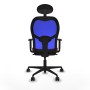 Chaise de Bureau avec Appui-tête Jorquera Piqueras y Crespo 1D036N1 Bordeaux