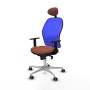 Chaise de Bureau avec Appui-tête Jorquera Piqueras y Crespo 1D086G1 Bleu Marron