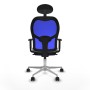 Office Chair with Headrest Jorquera Piqueras y Crespo 1D086N1 Grey