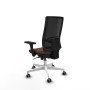 Chaise de Bureau Piqueras y Crespo 3D026G0 Brun foncé