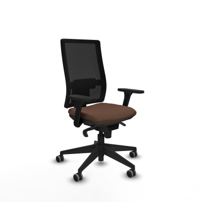 Chaise de Bureau Piqueras y Crespo 3D066G0 Brun foncé