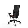 Chaise de Bureau Piqueras y Crespo 3D066G0 Brun foncé