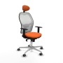 Chaise de Bureau avec Appui-tête Jorquera Piqueras y Crespo 1D086G1 Orange