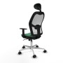 Chaise de Bureau avec Appui-tête Jorquera Piqueras y Crespo 1D086N1 Vert émeraude
