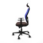 Chaise de Bureau avec Appui-tête Jorquera Piqueras y Crespo 1D036N1 Bleu Brun foncé