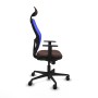 Chaise de Bureau avec Appui-tête Jorquera Piqueras y Crespo 1D036N1 Bleu Brun foncé