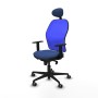 Office Chair with Headrest Jorquera Piqueras y Crespo 1D036G1 Navy Blue