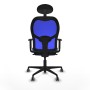 Office Chair with Headrest Jorquera Piqueras y Crespo 1D036G1 Navy Blue