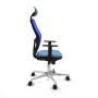 Office Chair with Headrest Jorquera Piqueras y Crespo 1D086N1 Sky blue