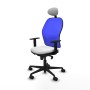 Office Chair with Headrest Jorquera Piqueras y Crespo 1D036N1 White