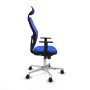 Chaise de Bureau avec Appui-tête Jorquera Piqueras y Crespo 1D086N1 Bleu