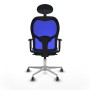 Chaise de Bureau avec Appui-tête Jorquera Piqueras y Crespo 1D086G1 Bleu