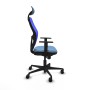 Office Chair with Headrest Jorquera Piqueras y Crespo 1D036N1 Sky blue