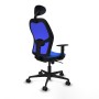 Office Chair with Headrest Jorquera Piqueras y Crespo 1D036N1 Blue