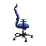 Office Chair with Headrest Jorquera Piqueras y Crespo 1D036N1 Blue