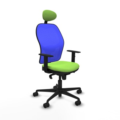 Office Chair with Headrest Jorquera Piqueras y Crespo 1D036N1 Pistachio