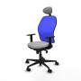 Office Chair with Headrest Jorquera Piqueras y Crespo 1D036N1 Light grey