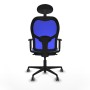 Office Chair with Headrest Jorquera Piqueras y Crespo 1D036G1 Light Blue