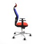Chaise de Bureau avec Appui-tête Jorquera Piqueras y Crespo 1D086G1 Orange Foncé