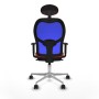Chaise de Bureau avec Appui-tête Jorquera Piqueras y Crespo 1D086N1 Orange Foncé
