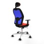 Chaise de Bureau avec Appui-tête Jorquera Piqueras y Crespo 1D086N1 Orange Foncé