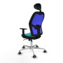 Office Chair with Headrest Jorquera Piqueras y Crespo 1D086G1 Turquoise