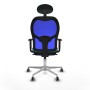 Office Chair with Headrest Jorquera Piqueras y Crespo 1D086G1 Turquoise
