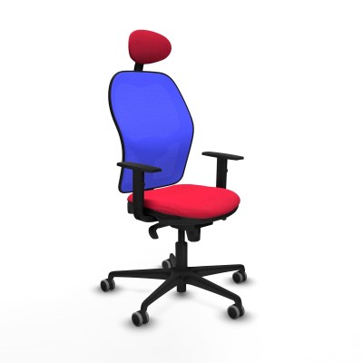 Chaise de Bureau avec Appui-tête Jorquera Piqueras y Crespo 1D036G1 Rouge