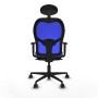 Office Chair with Headrest Jorquera Piqueras y Crespo 1D036N1 Light Blue