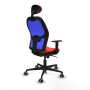 Chaise de Bureau avec Appui-tête Jorquera Piqueras y Crespo 1D036G1 Orange Foncé