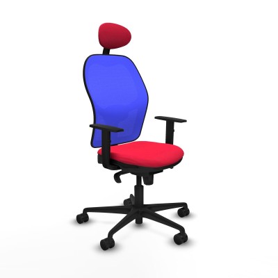 Chaise de Bureau avec Appui-tête Jorquera Piqueras y Crespo 1D036N1 Rouge