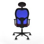 Chaise de Bureau avec Appui-tête Jorquera Piqueras y Crespo 1D036N1 Rouge