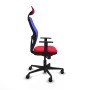 Chaise de Bureau avec Appui-tête Jorquera Piqueras y Crespo 1D036N1 Rouge