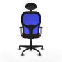 Office Chair with Headrest Jorquera Piqueras y Crespo 1D036G1 Maroon
