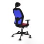 Office Chair with Headrest Jorquera Piqueras y Crespo 1D036G1 Maroon