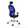 Chaise de Bureau avec Appui-tête Jorquera Piqueras y Crespo 1D086N1 Bordeaux